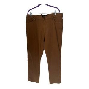Ermenegildo Zegna Gan Fit Brown Five Pocket Pants Size 38